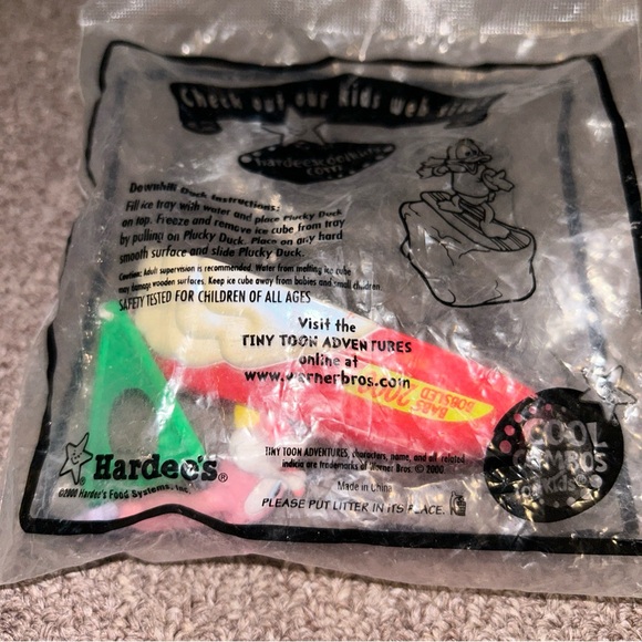 •5 FOR $10 KIDS TOYS• Hardees Tiny Toons Bab's Blastoff Bobsled Toy 2000 - Picture 2 of 5